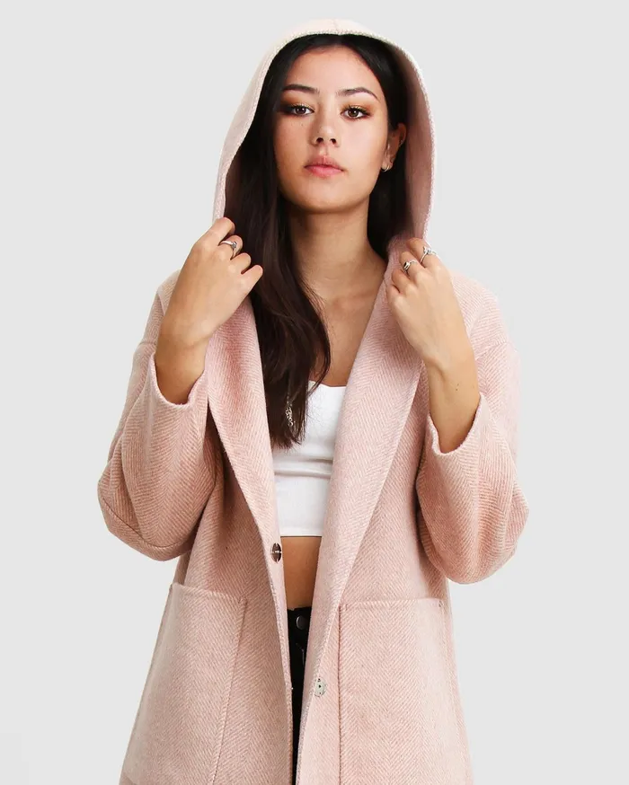Women Coats and Jackets Belle and Bloom Walk This Way Wool Blend Oversized Coat 8211 Blush Pink Women Coats and Jackets Belle and Bloom Walk This Way Wool Blend Oversized Coat 8211 Blush Pink