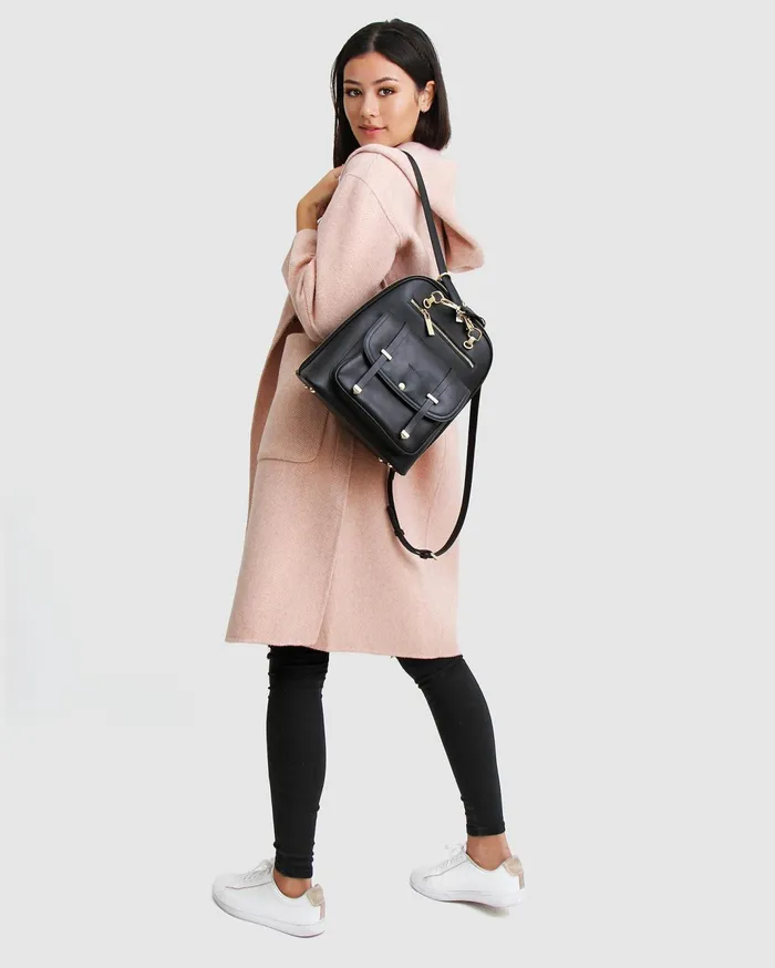 Women Coats and Jackets Belle and Bloom Walk This Way Wool Blend Oversized Coat 8211 Blush Pink