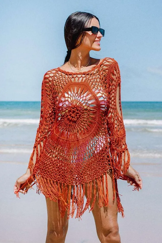 Women Cover Up Dresses Cupshe Desirae Orange Crochet Tassel Coverup Dress Orange Women Cover Up Dresses Cupshe Desirae Orange Crochet Tassel Coverup Dress Orange