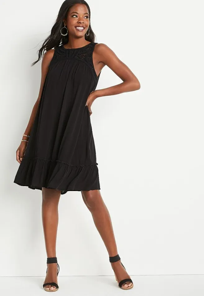 Women Crochet Shift Dress Maurices Dresses and Jumpsuits
