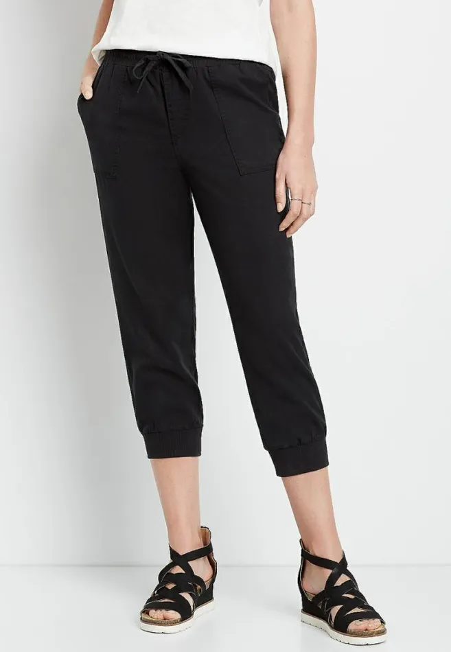 Women Cropped Jogger Pant Maurices Bottoms