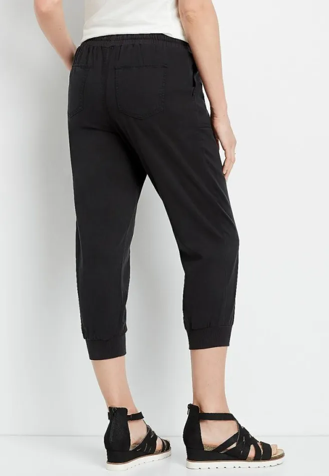 Women Cropped Jogger Pant Maurices Bottoms