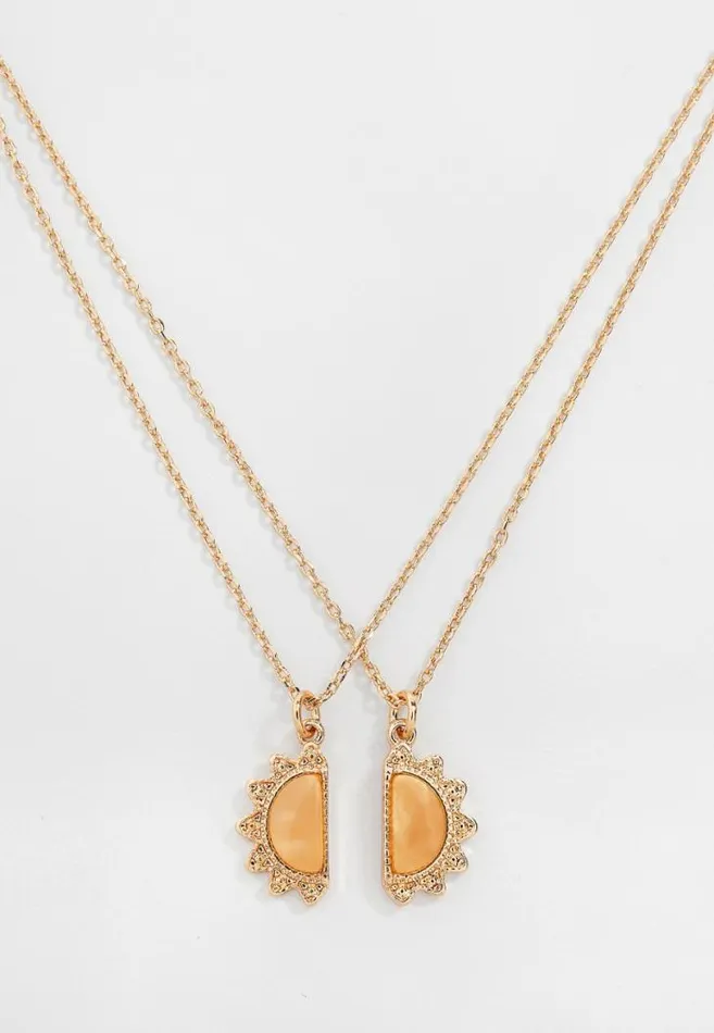 Women Dainty 2 Piece Sunshine Necklace Maurices Jewelry