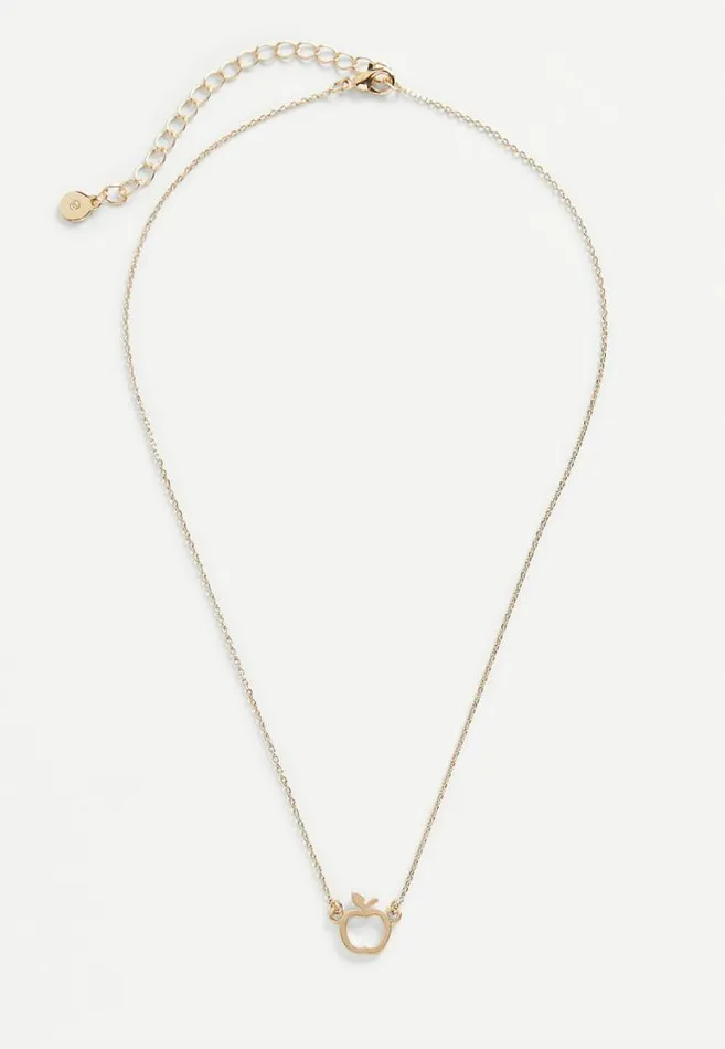 Women Dainty Apple Necklace Maurices Jewelry
