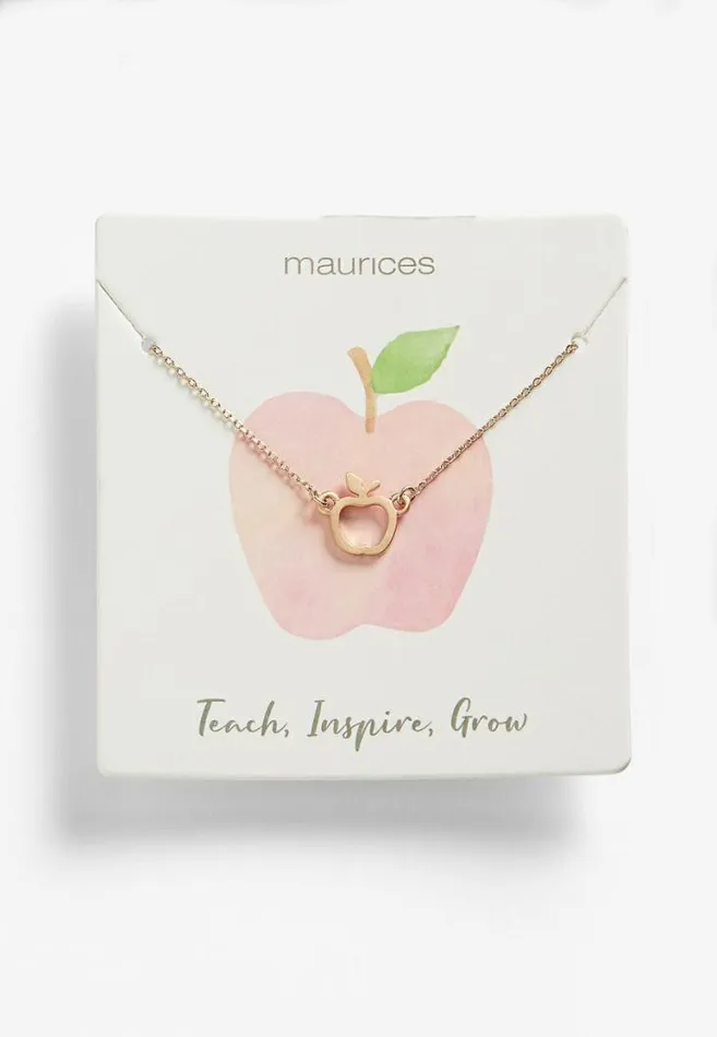 Women Dainty Apple Necklace Maurices Jewelry