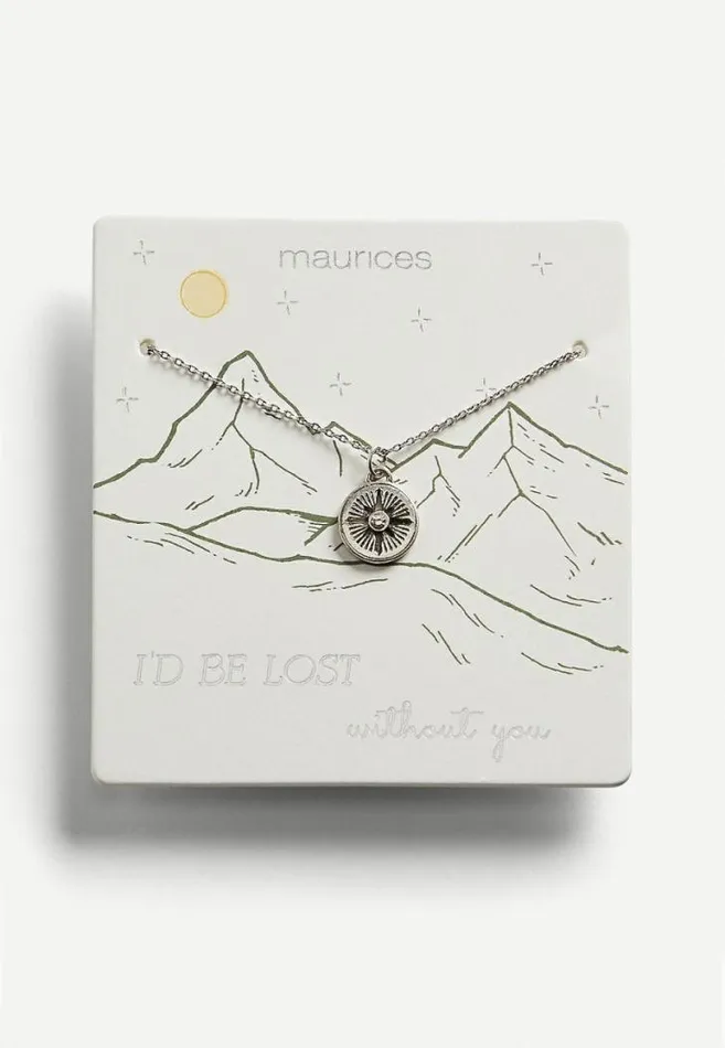 Women Dainty Compass Necklace Maurices Jewelry