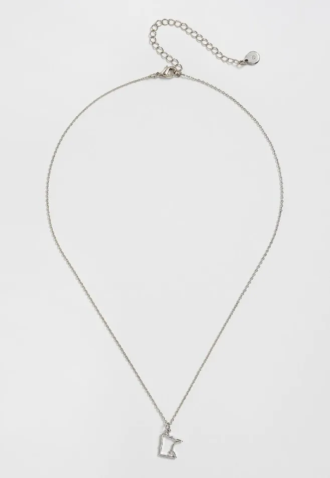 Women Dainty Minnesota State Necklace Maurices Jewelry