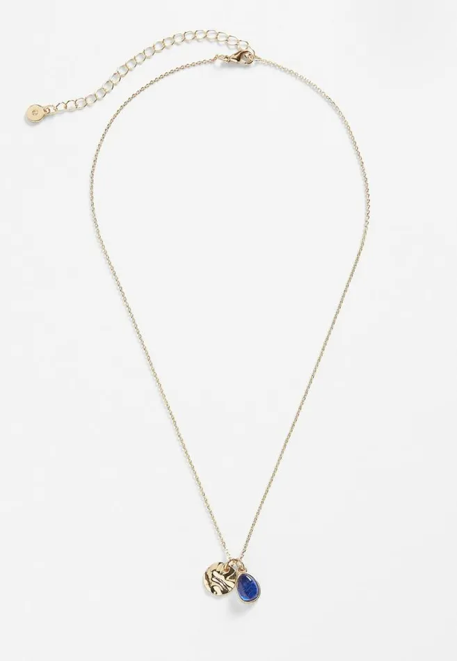 Women Dainty September Birthstone Necklace Maurices Jewelry