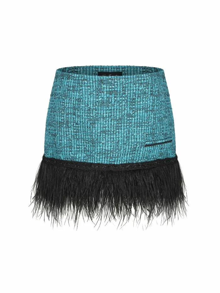 Women Daphne Feather Tweed Skirt Nana Jacqueline Skirts