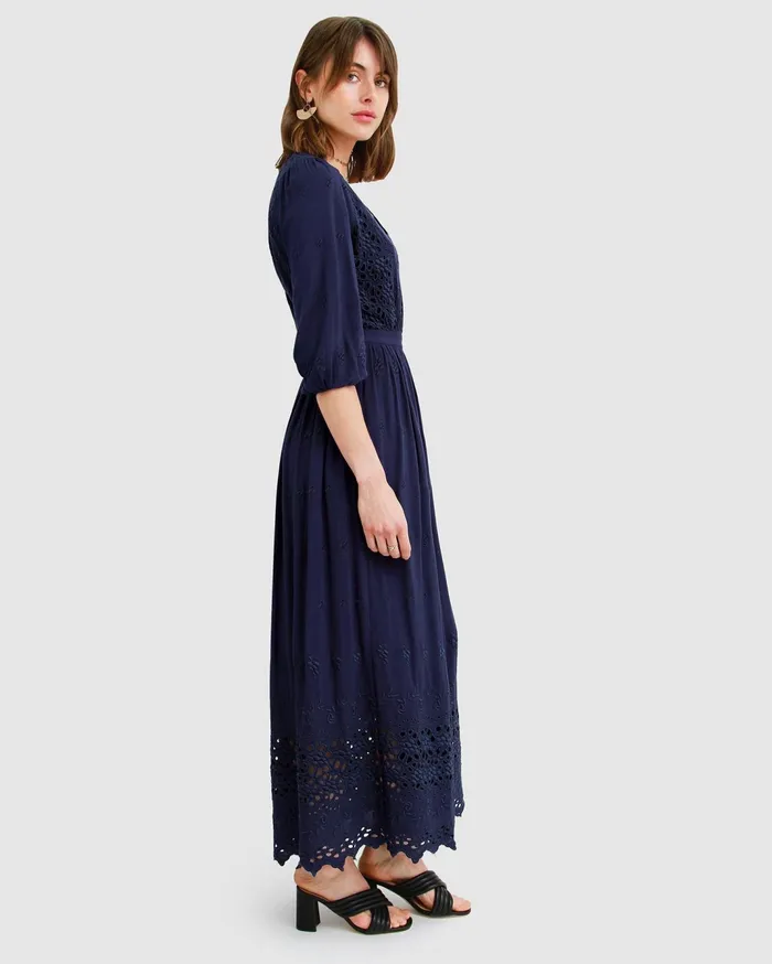 Women Dresses Belle and Bloom All Eyes On Me Midi Dress 8211 Navy