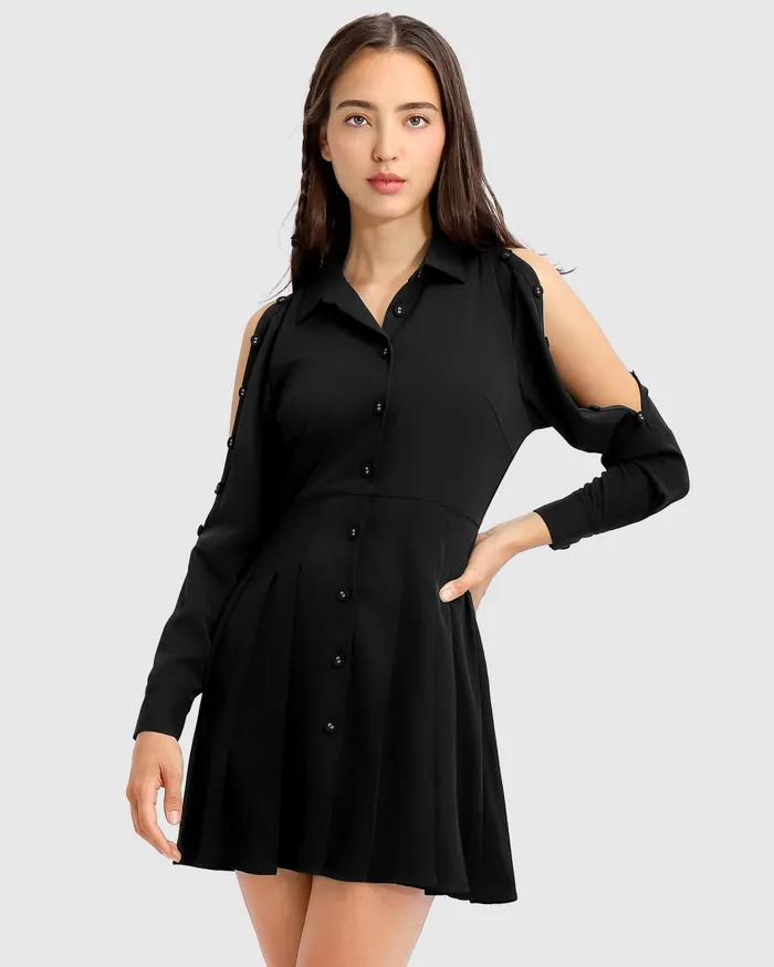 Women Dresses Belle and Bloom Boy Meets Girl Mini Dress 8211 Black