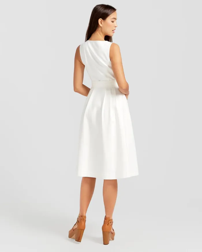 Women Dresses Belle and Bloom Miss Independence Midi Dress 8211 OffWhite