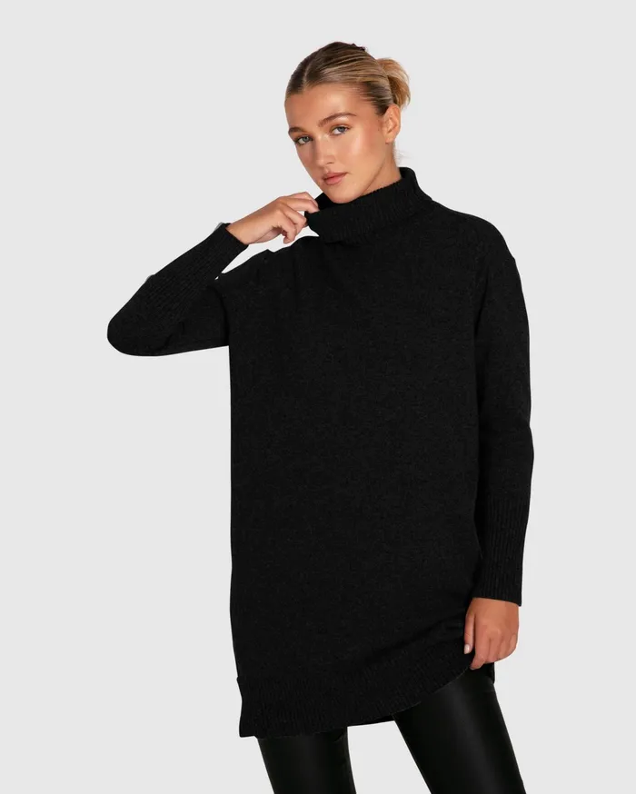 Women Dresses Belle and Bloom Nothing Compares Knit Dress 8211 Black