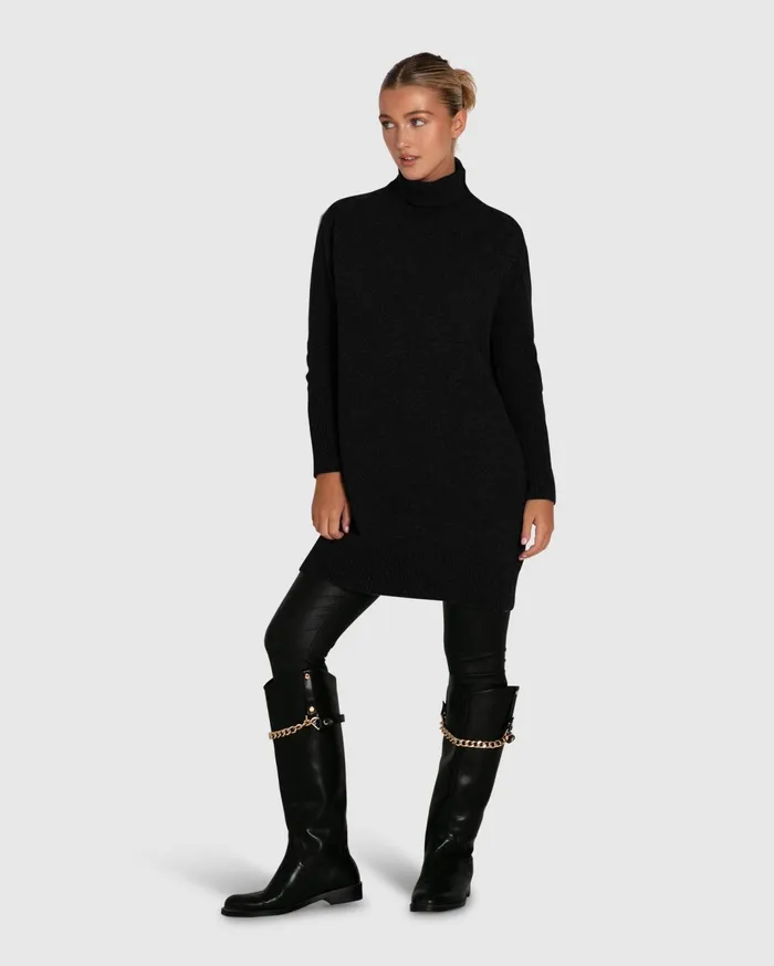 Women Dresses Belle and Bloom Nothing Compares Knit Dress 8211 Black