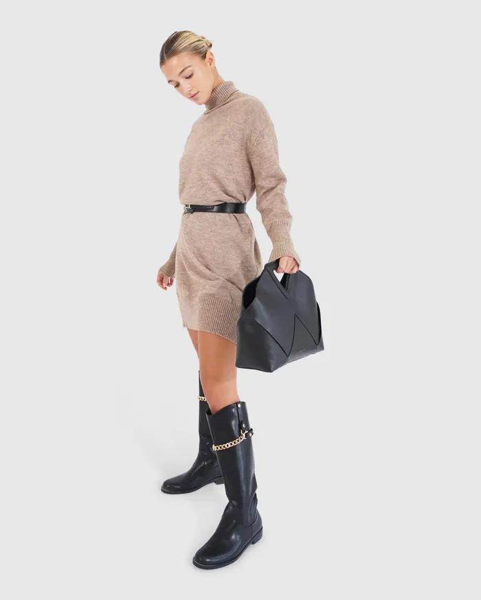 Women Dresses Belle and Bloom Nothing Compares Knit Dress 8211 Oat