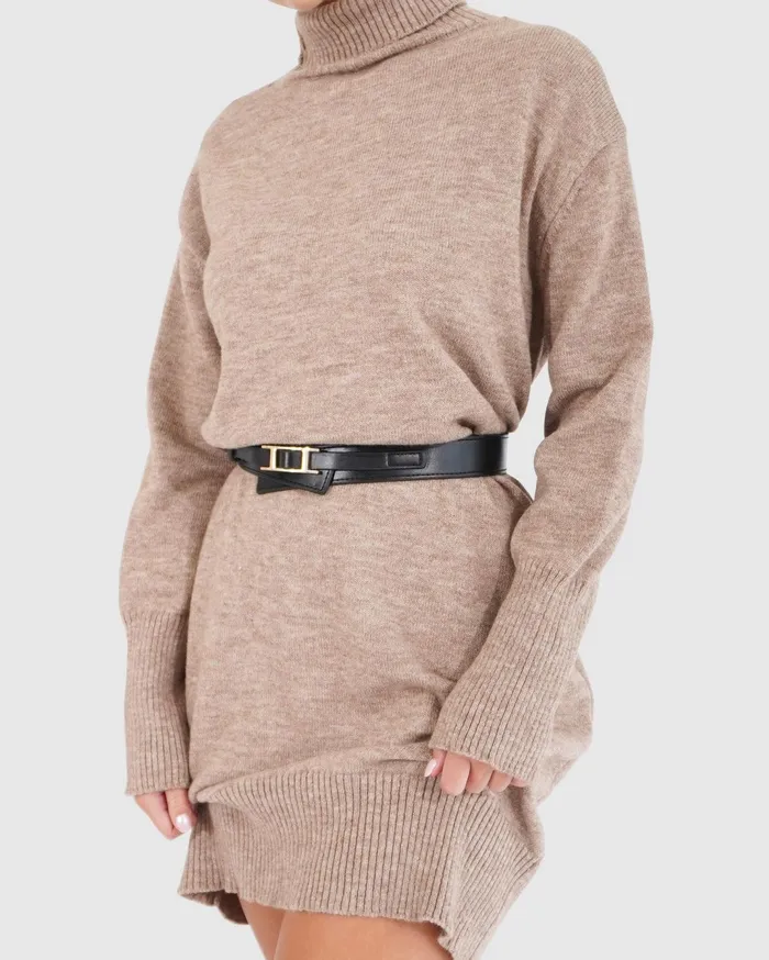 Women Dresses Belle and Bloom Nothing Compares Knit Dress 8211 Oat