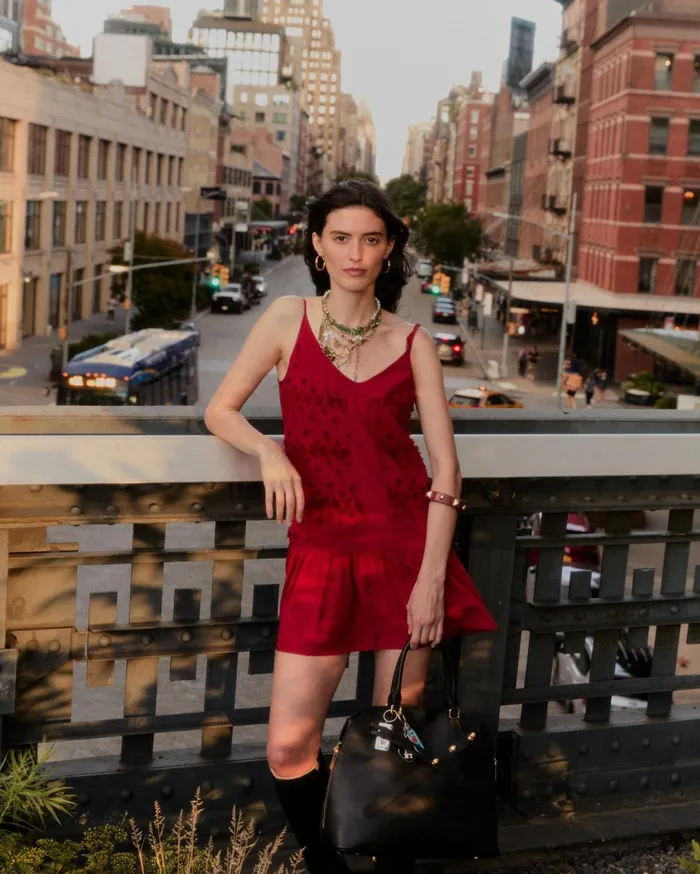 Women Dresses Belle and Bloom Sunny Afternoon Embroidered Dress 8211 Red
