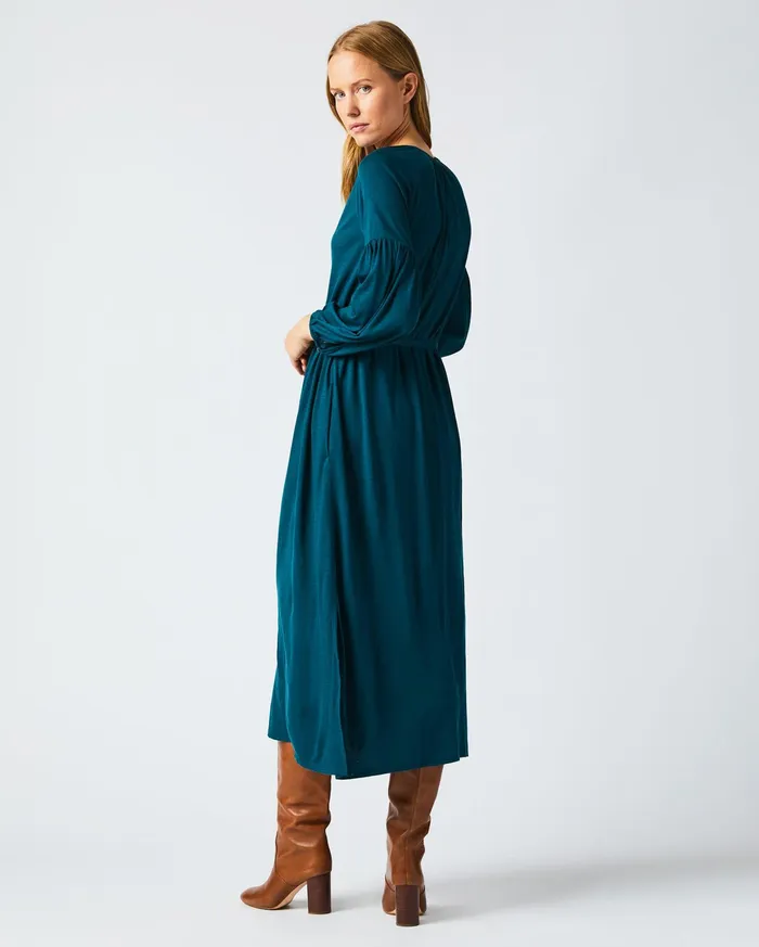 Women Dresses Billy Reid Keyhole Midi Dress Teal