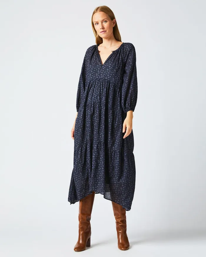 Women Dresses Billy Reid Petticoat Dress Navy