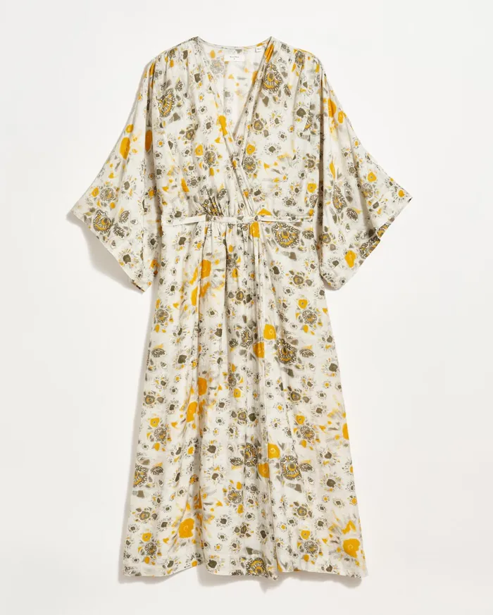 Women Dresses Billy Reid Robe Wrap Dress Ivorygold
