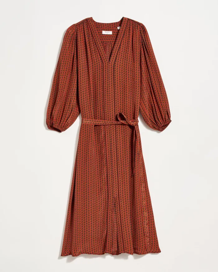Women Dresses Billy Reid Tea Dress Winechocolate