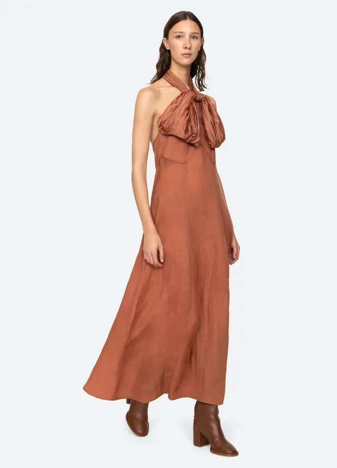 Women Dresses Sea New York Risa Halter Dress Blue