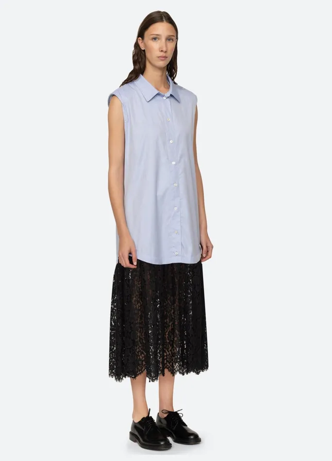 Women Dresses Sea New York Suzy Combo Dress Blue