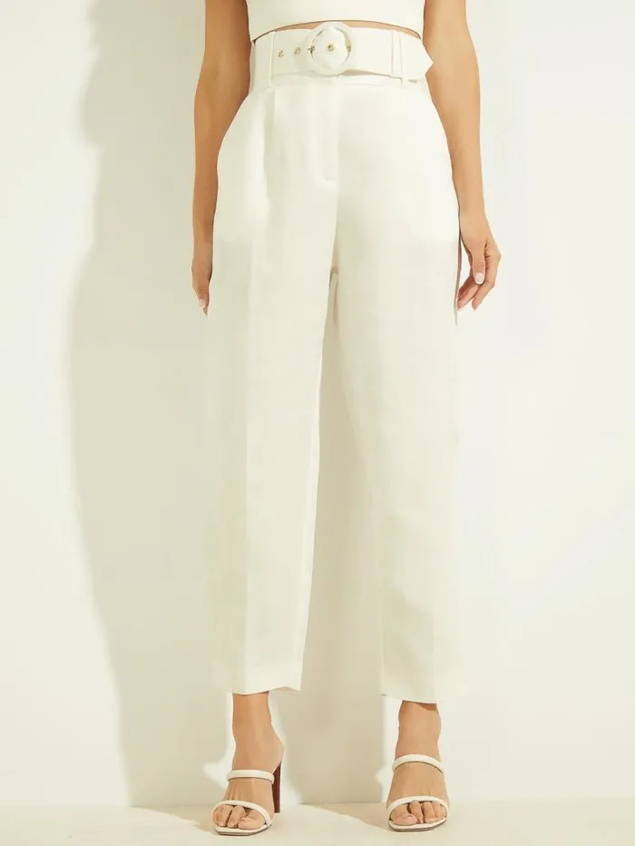 Women Eco Hailey Pant Pale Pearl Marciano Bottoms