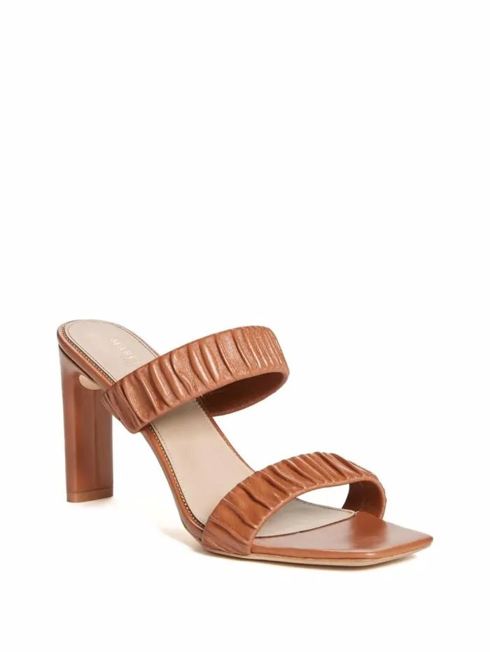 Women Elena Ruched Sandal Sugar Almond Marciano Shoes