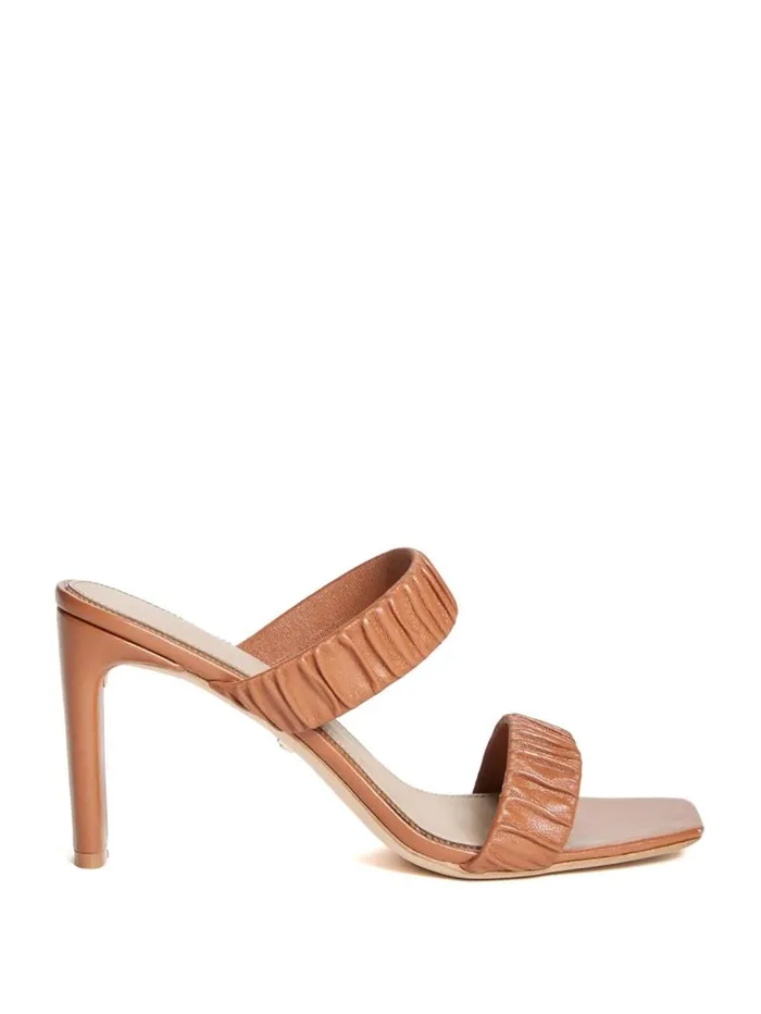 Women Elena Ruched Sandal Sugar Almond Marciano Shoes