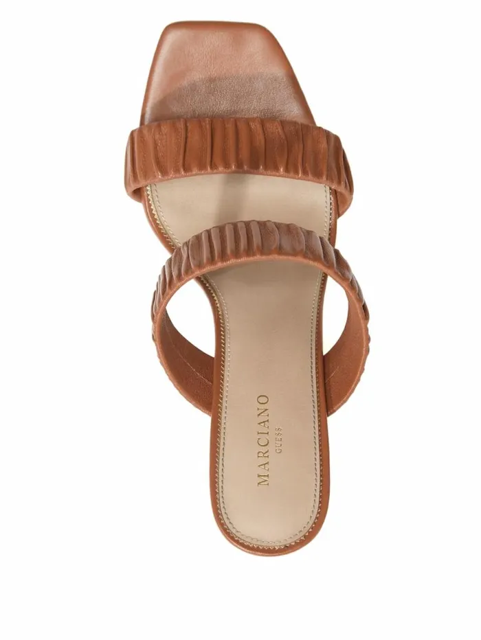 Women Elena Ruched Sandal Sugar Almond Marciano Shoes