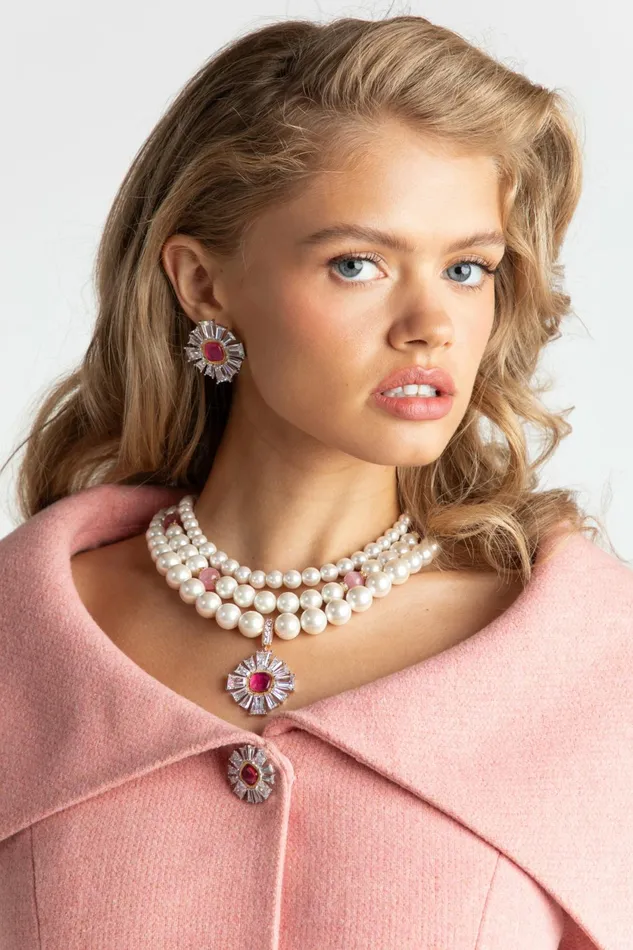 Women Emily Pearl Necklace Nana Jacqueline Necklaces