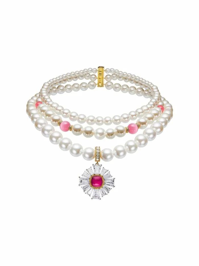 Women Emily Pearl Necklace Nana Jacqueline Necklaces