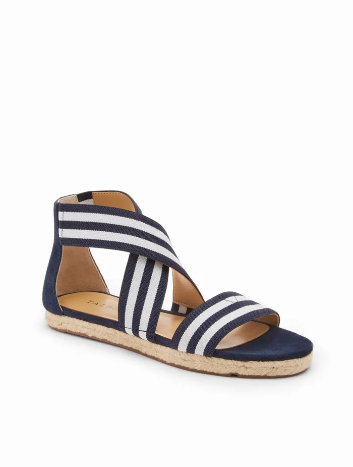 Women Espadrilles Talbots Illyssa Espadrille Flats Navywhite