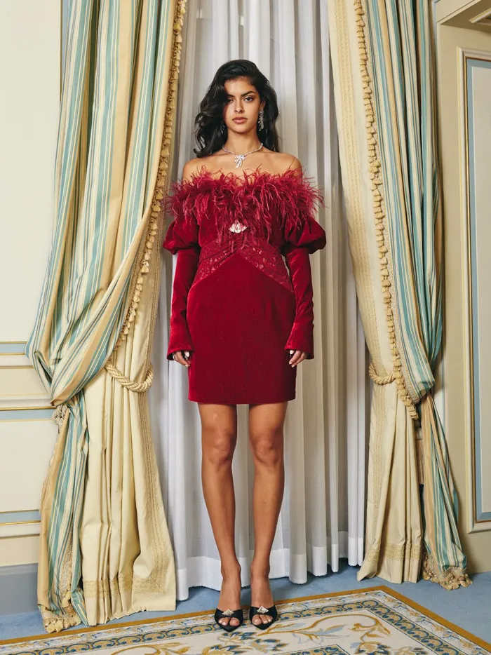 Women Eve Velvet Dress Nana Jacqueline Velvet