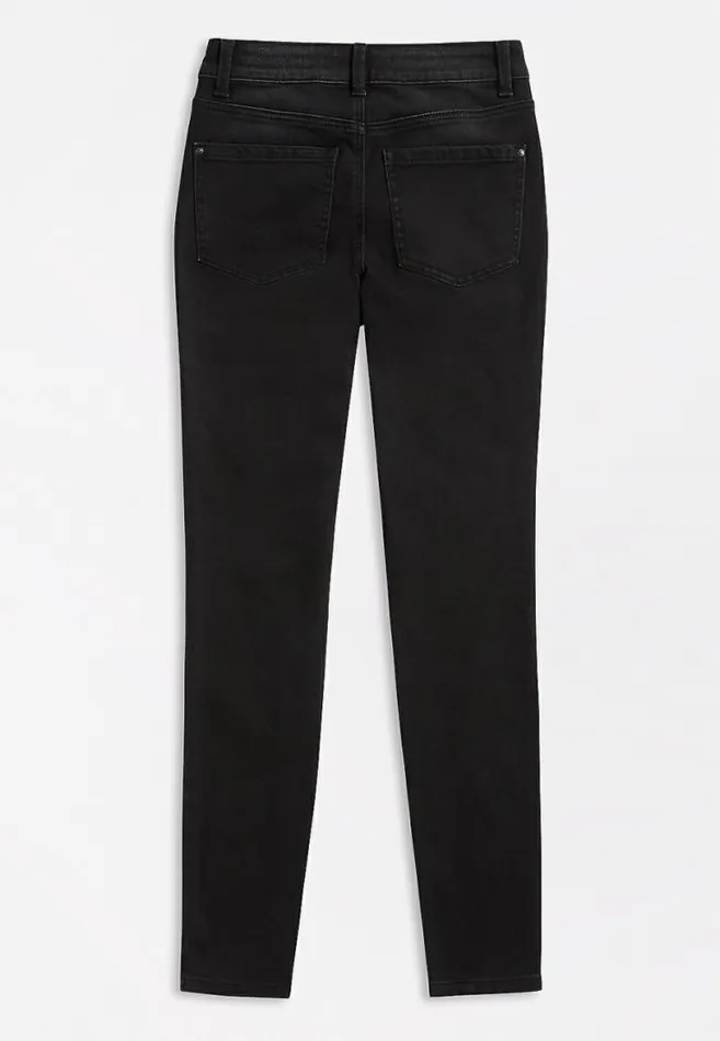 Women Everflex High Rise Button Fly Super Skinny Jean Maurices Jeans