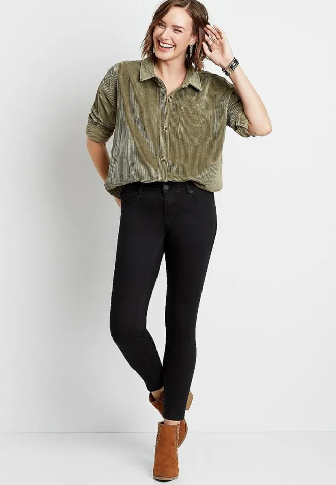 Women Everflex High Rise Stretch Super Skinny Jean Maurices Jeans