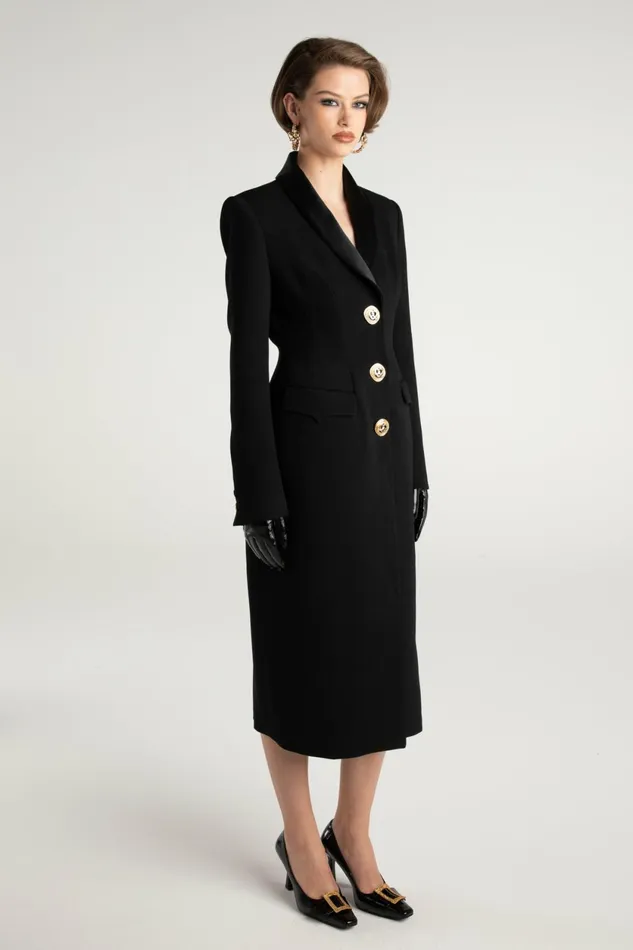 Women Evie Long Suit Jacket Nana Jacqueline Outerwear