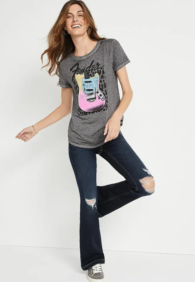 Women Fender Graphic Tee Maurices Tops