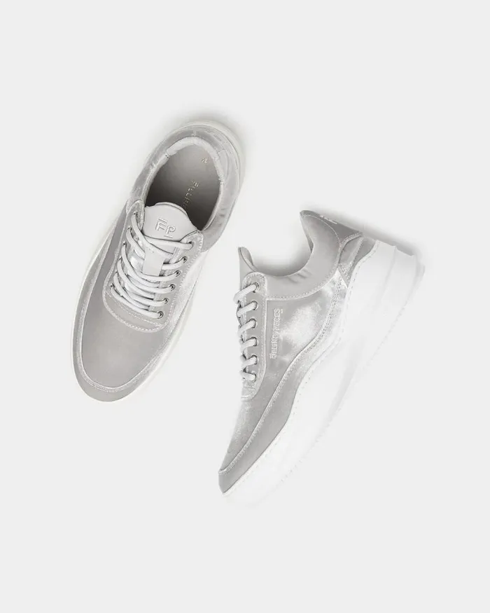 Women Filling Pieces Sneakers Low Eva Sky Velvet Grey