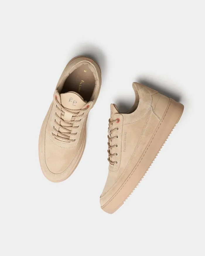 Women Filling Pieces Sneakers Low Eva Suede Beige