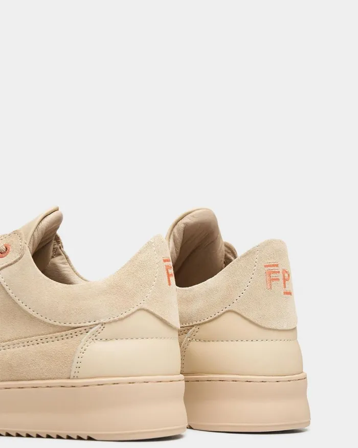 Women Filling Pieces Sneakers Low Eva Suede Beige