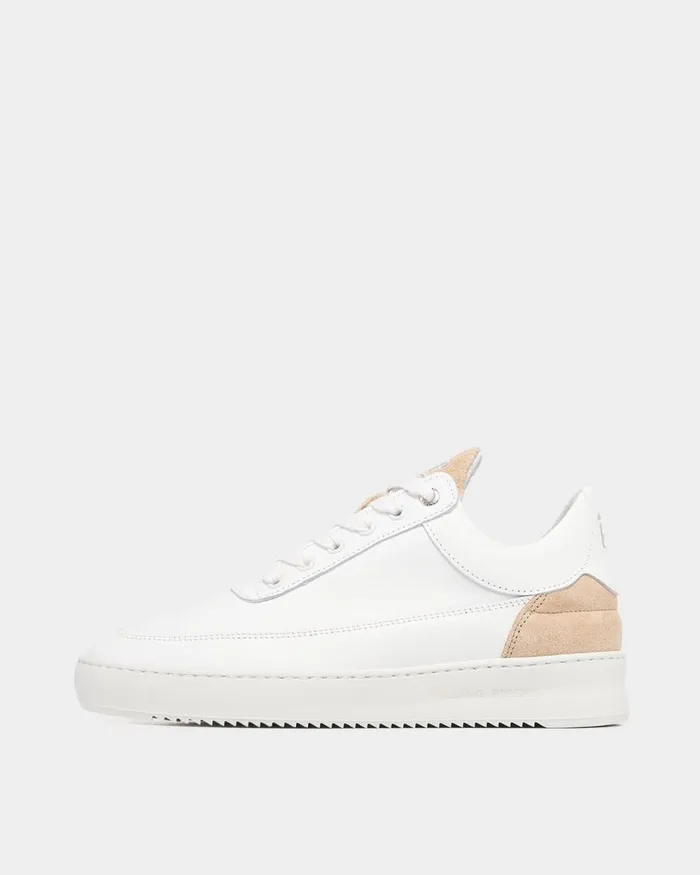 Women Filling Pieces Sneakers Low Eva Suede White