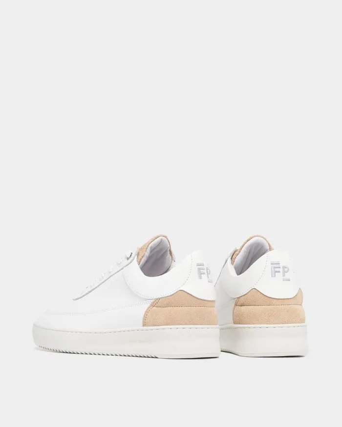Women Filling Pieces Sneakers Low Eva Suede White