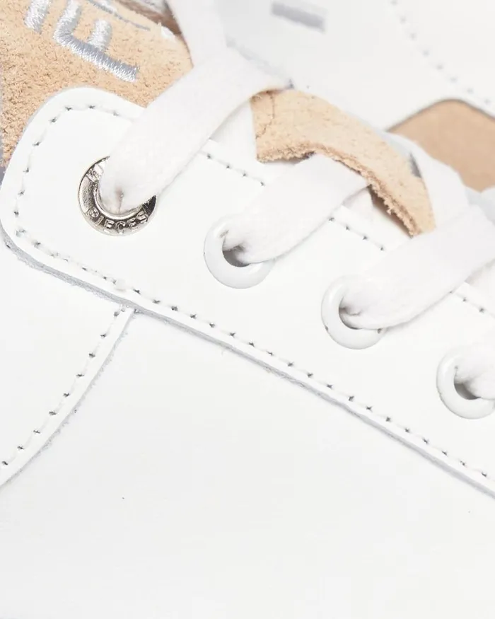 Women Filling Pieces Sneakers Low Eva Suede White