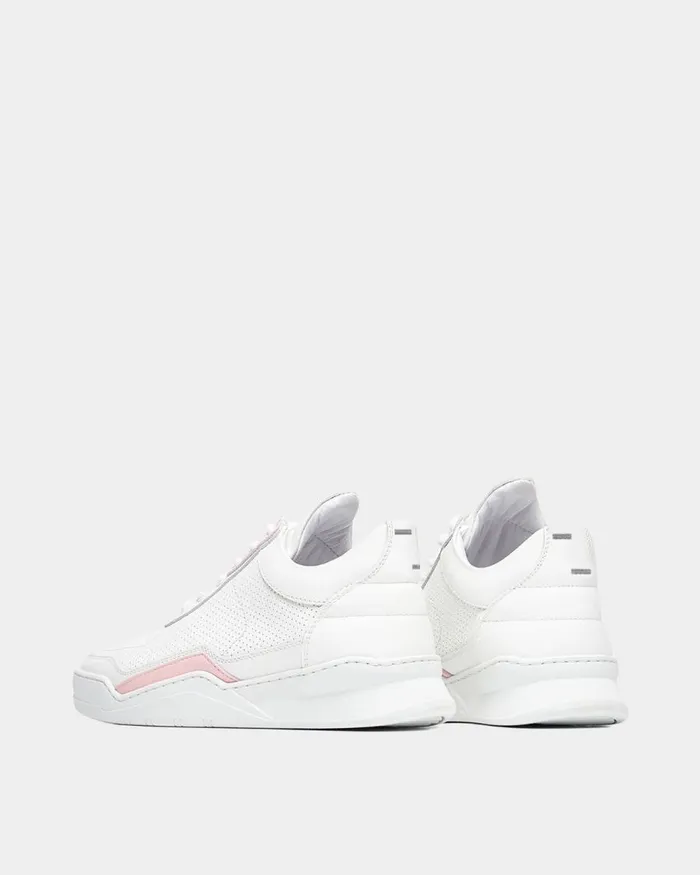Women Filling Pieces Sneakers Low Top Ghost Rubberized White