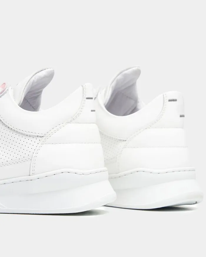 Women Filling Pieces Sneakers Low Top Ghost Rubberized White