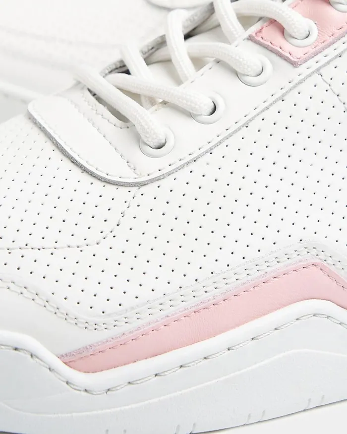 Women Filling Pieces Sneakers Low Top Ghost Rubberized White