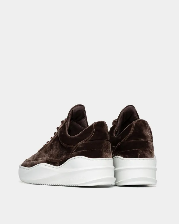 Women Filling Pieces Sneakers Low Top Sky Velvet Taupe