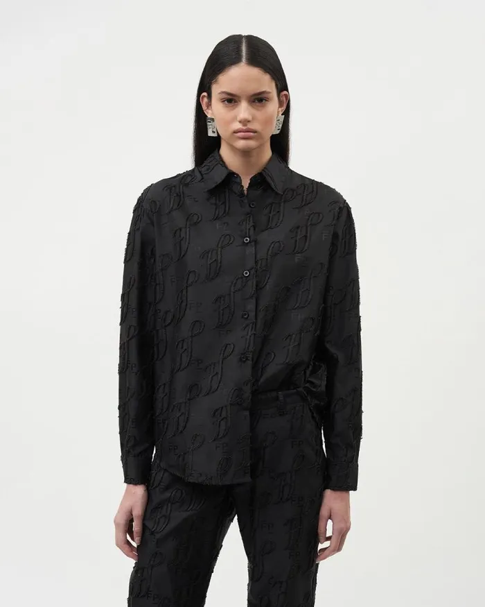 Women Filling Pieces TShirts and Shirts Studio Shirt Monogram Black